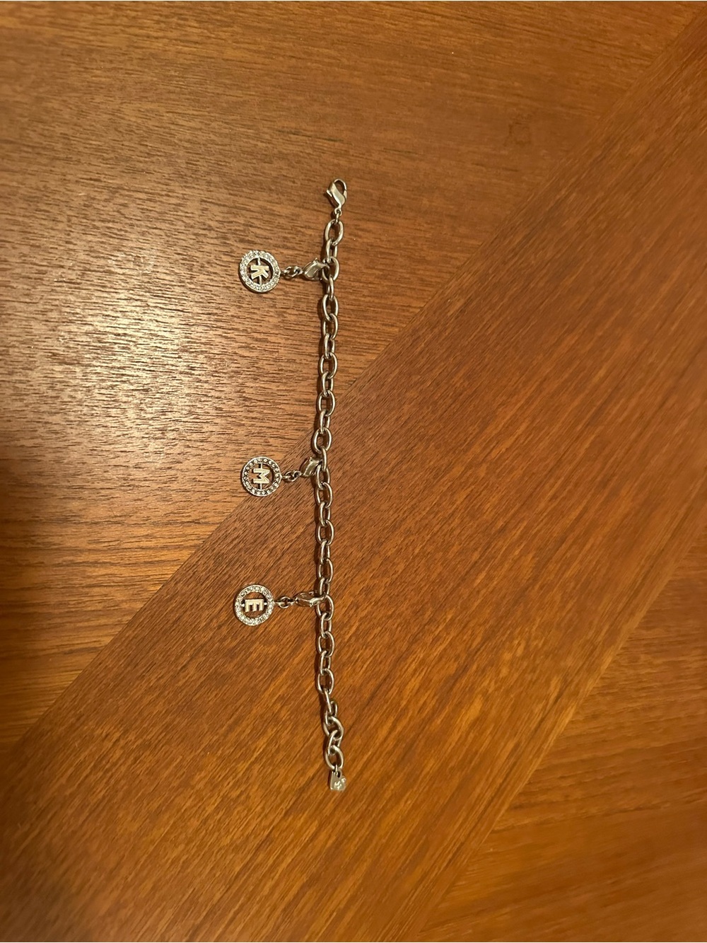 Swarovski Silver Charm bracelet